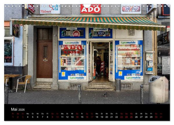 Produktbild: K&ouml;lsche Veedelskultur. B&uuml;dchen, Kioske und Trinkhallen. (Wandkalender 2026 DIN A3 quer), CALVENDO Monatskalender