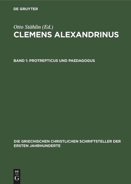 Produktbild: Protrepticus und Paedagogus