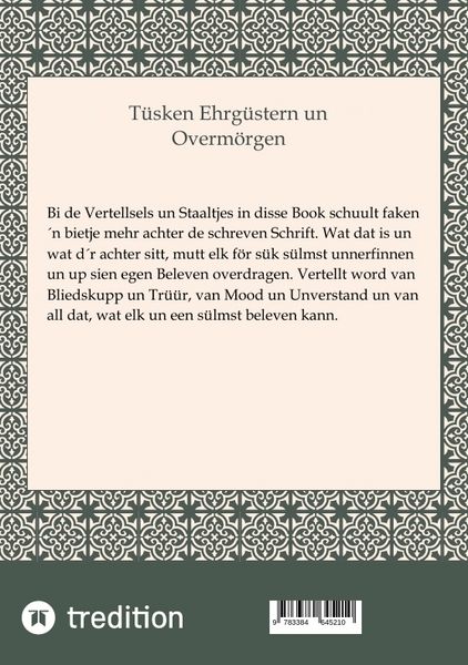 Produktbild: T&uuml;sken Ehrg&uuml;stern un Overm&ouml;rgen