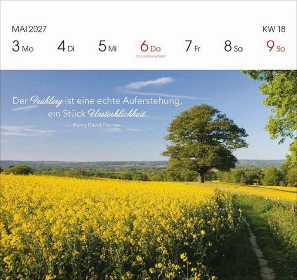 Produktbild: Genie&szlig;e jeden Augenblick 2027