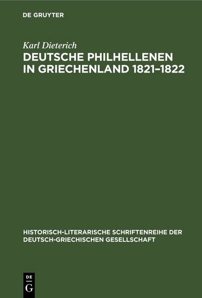 Produktbild: Deutsche Philhellenen in Griechenland 1821&ndash;1822