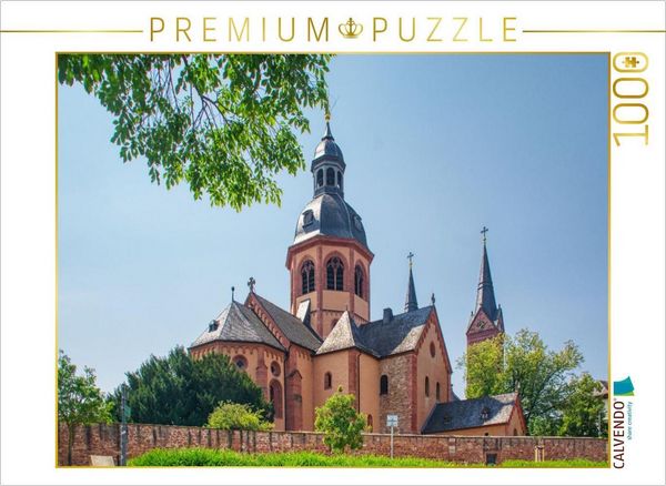 CALVENDO Puzzle Ein Motiv aus dem Kalender Seligenstadt - Die Stadt mit Geschichte und Flair | 1000 Teile Lege-Größe 64 × 48 cm Foto-Puzzle für glückliche Stunden