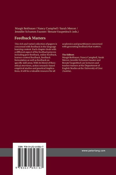 Produktbild: Feedback Matters