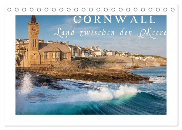 Produktbild: Cornwall - Land zwischen den Meeren (Tischkalender 2026 DIN A5 quer), CALVENDO Monatskalender