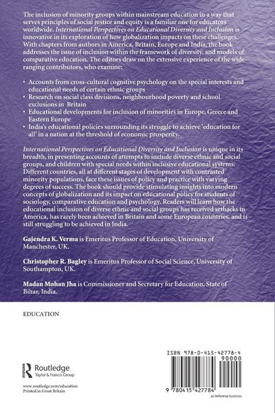 Produktbild: International Perspectives on Educational Diversity and Inclusion