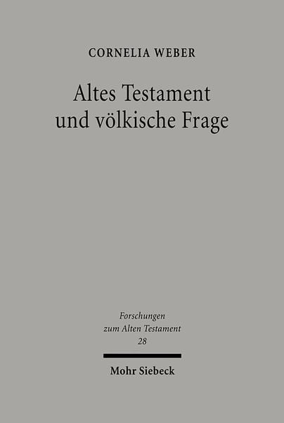 Produktbild: Altes Testament und v&ouml;lkische Frage