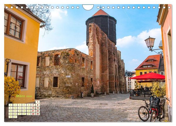 Produktbild: Bautzen neu erleben - Monat f&uuml;r Monat urban eingefangen (Wandkalender 2026 DIN A4 quer), CALVENDO Monatskalender