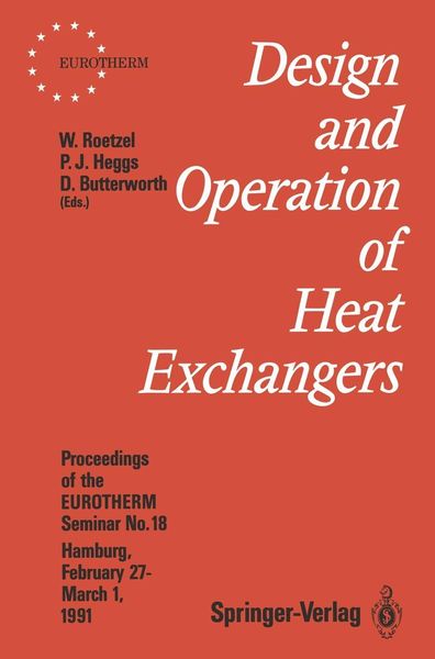Produktbild: Design and Operation of Heat Exchangers