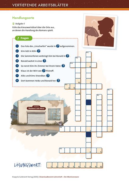 Produktbild: Der Markisenmann - Jan Weiler - Lehrerheft