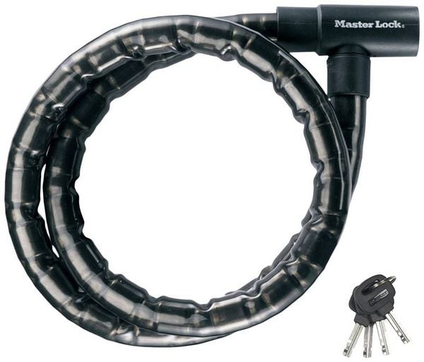 Produktbild: Master Lock 8115EURDPS Kabelschloss Schwarz Schl&uuml;sselschloss