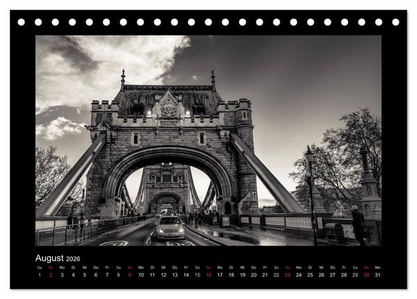 Produktbild: London-Bilder (Tischkalender 2026 DIN A5 quer), CALVENDO Monatskalender