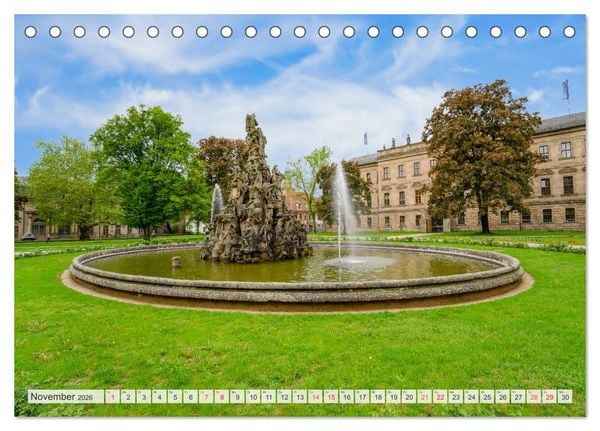 Produktbild: Erlangen Impressionen (Tischkalender 2026 DIN A5 quer), CALVENDO Monatskalender