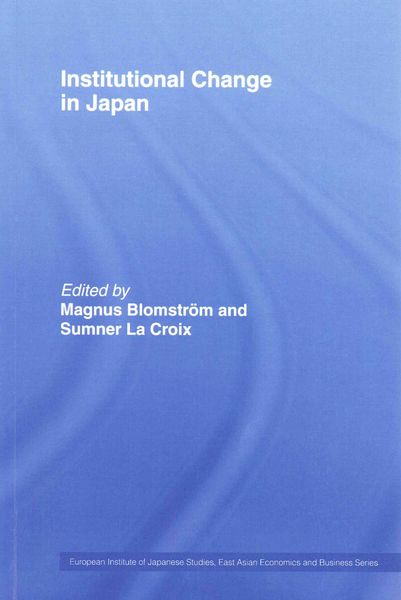Produktbild: Institutional Change in Japan