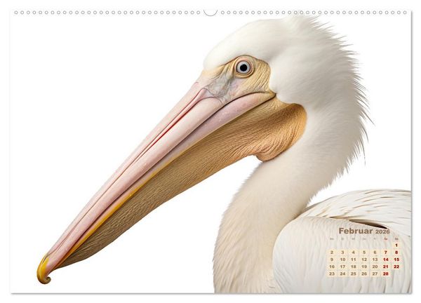 Produktbild: Wei&szlig;e Tierwelt (Wandkalender 2026 DIN A2 quer), CALVENDO Monatskalender