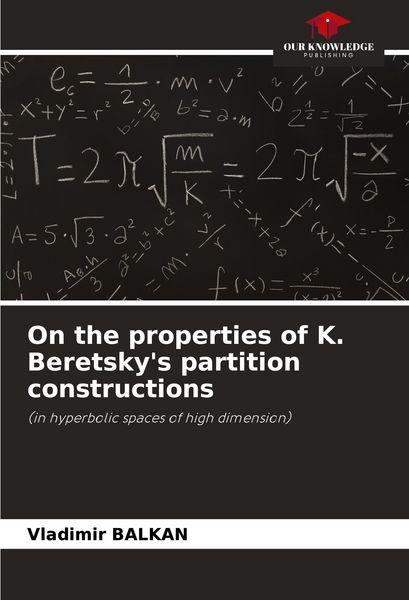 Produktbild: On the properties of K. Beretsky's partition constructions