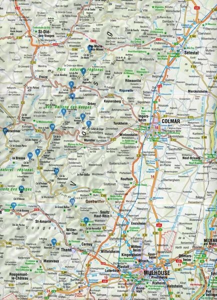 Produktbild: FolyMaps Vogesen 1:250 000