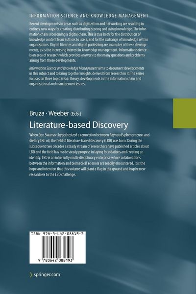 Produktbild: Literature-based Discovery