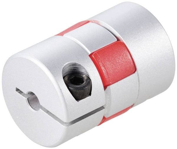 Produktbild: Reely Wellenkupplung Passend f&uuml;r Welle (Details): 4mm Au&szlig;en-Durchmesser: 20mm 1St.