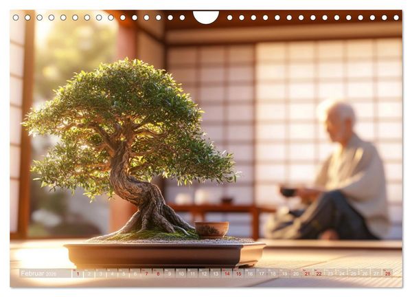 Produktbild: Bonsai, die formvollendete Kunst (Wandkalender 2026 DIN A4 quer), CALVENDO Monatskalender
