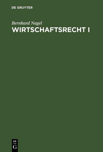 Produktbild: Wirtschaftsrecht I