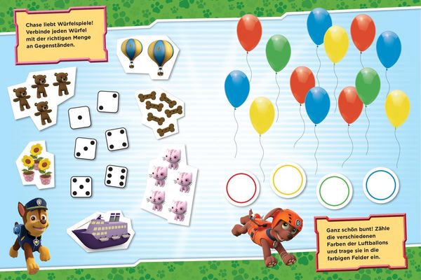 Produktbild: PAW Patro Mein Lernspielheft l Erste Zahlen