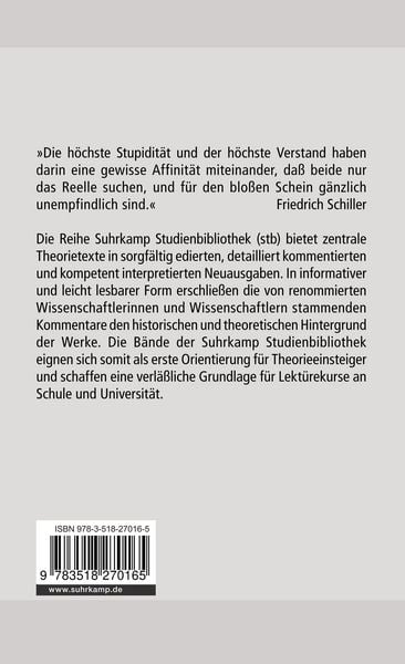 Produktbild: &Uuml;ber die &auml;sthetische Erziehung des Menschen in einer Reihe von Briefen