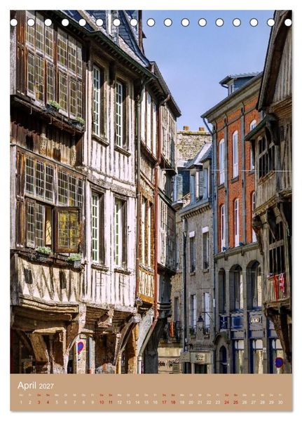 Produktbild: Facetten der Bretagne. Granit, Meer und Geschichte (Tischkalender 2027 DIN A5 hoch), CALVENDO Monatskalender