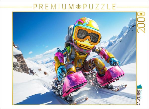 Produktbild: CALVENDO Puzzle Ein Motiv aus dem Kalender Die Welt der kleinen Robots | 2000 Teile Lege-Gr&ouml;&szlig;e 90x67cm Foto-Puzzle f&uuml;r gl&uuml;ckliche Stunden