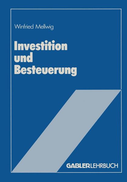 Produktbild: Investition und Besteuerung