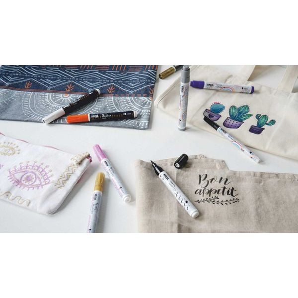 Produktbild: KREUL Textil Marker medium Junior 18er Set
