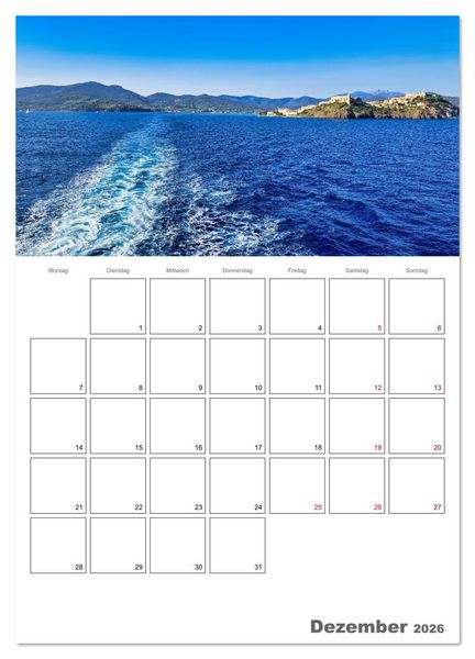 Produktbild: Faszinierendes Elba (Wandkalender 2026 DIN A4 hoch), CALVENDO Monatskalender