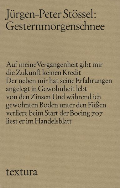 Produktbild: Gesternmorgenschnee