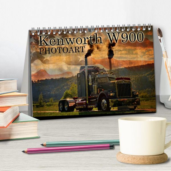 Produktbild: Kenworth W900 PHOTOART (Tischkalender 2026 DIN A5 quer), CALVENDO Monatskalender
