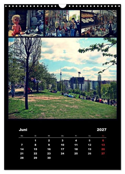 Produktbild: BERLIN / vertikal (Wandkalender 2027 DIN A3 hoch), CALVENDO Monatskalender