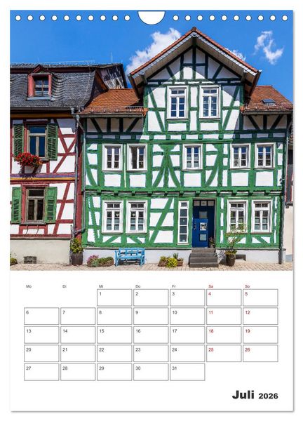 Produktbild: Idstein - Fachwerktraum im Herzen des Taunus (Wandkalender 2026 DIN A4 hoch), CALVENDO Monatskalender