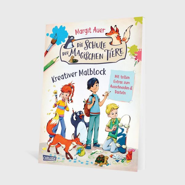 Produktbild: Die Schule der magischen Tiere Besch&auml;ftigung: Kreativer Malblock