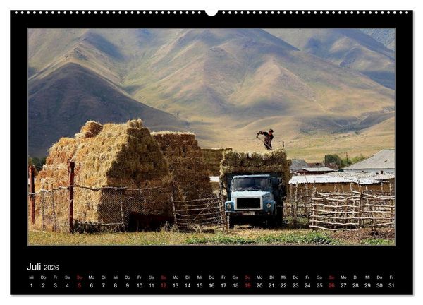 Produktbild: Unbekanntes Kirgistan (Wandkalender 2026 DIN A2 quer), CALVENDO Monatskalender