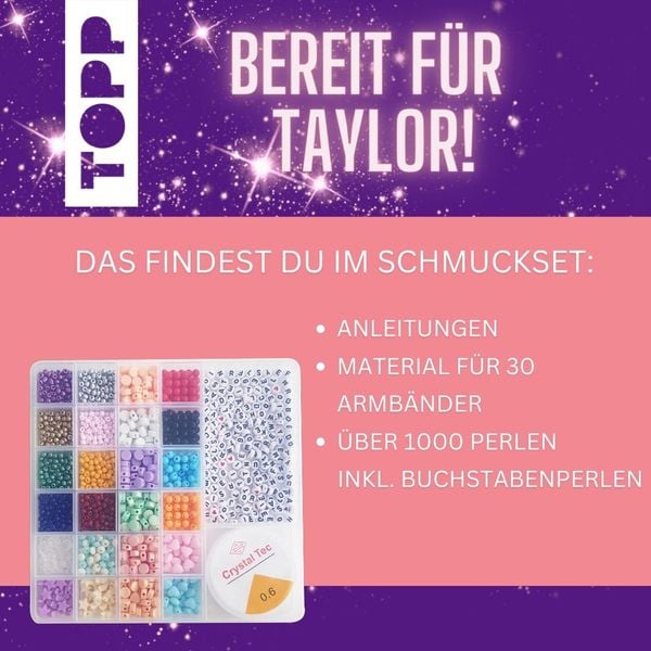 Produktbild: Swiftie - Schmuckset "Make the friendship bracelets" - Das inoffizielle Taylor Swift-Set