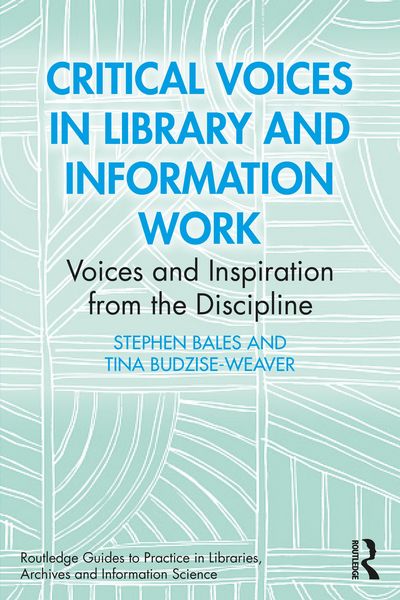 Produktbild: Critical Voices in Library and Information Work