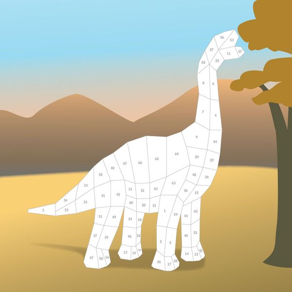 Produktbild: Paint by Sticker Kids: Dinosaurs