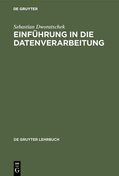 Produktbild: Einf&uuml;hrung in die Datenverarbeitung