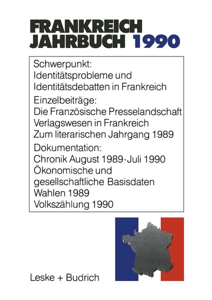 Produktbild: Frankreich-Jahrbuch 1990