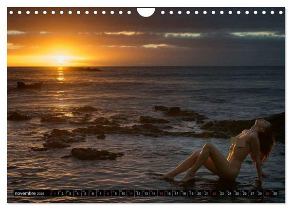 Produktbild: Ibiza et Lanzarote - Les paysages et le nu (Calendrier mural 2026 DIN A4 vertical), CALVENDO calendrier mensuel
