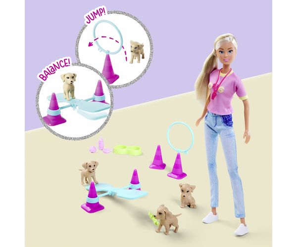 Puppe Steffi LOVE Dog Trainer 29cm