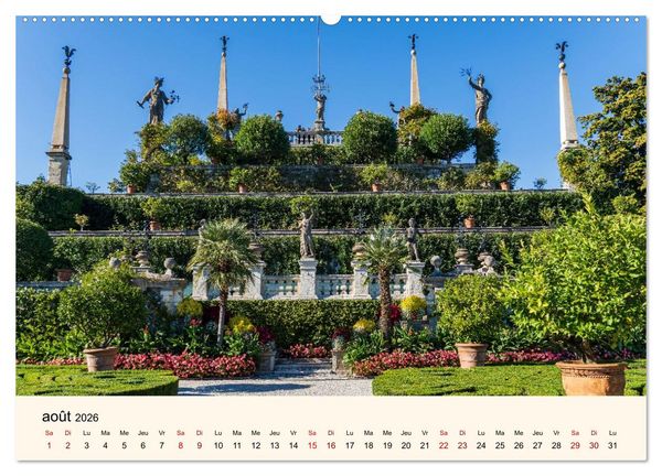Produktbild: Coup d'&oelig;il sur le Lac Majeur (Calendrier mural 2026 DIN A2 vertical) calendrier de bureau