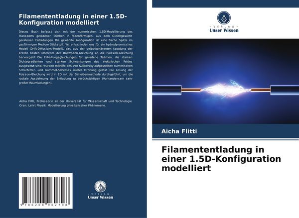 Produktbild: Filamententladung in einer 1.5D-Konfiguration modelliert