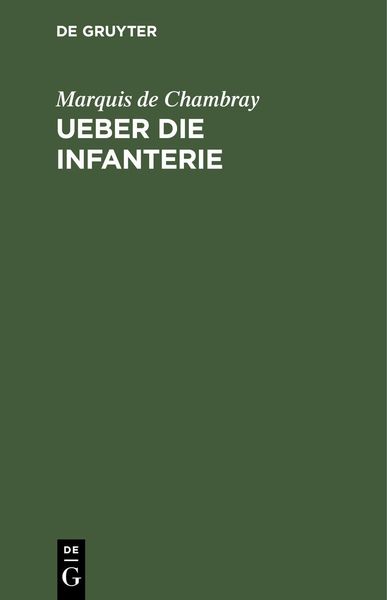 Produktbild: Ueber die Infanterie
