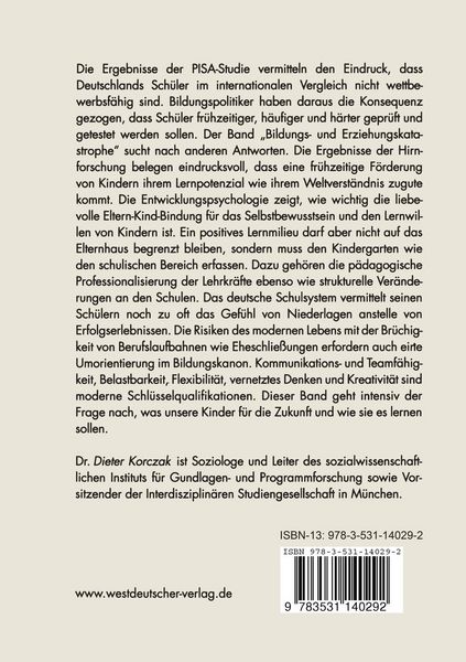 Produktbild: Bildungs- und Erziehungskatastrophe?