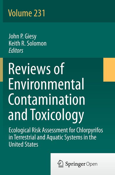 Produktbild: Ecological Risk Assessment for Chlorpyrifos in Terrestrial and Aquatic Systems in the United States