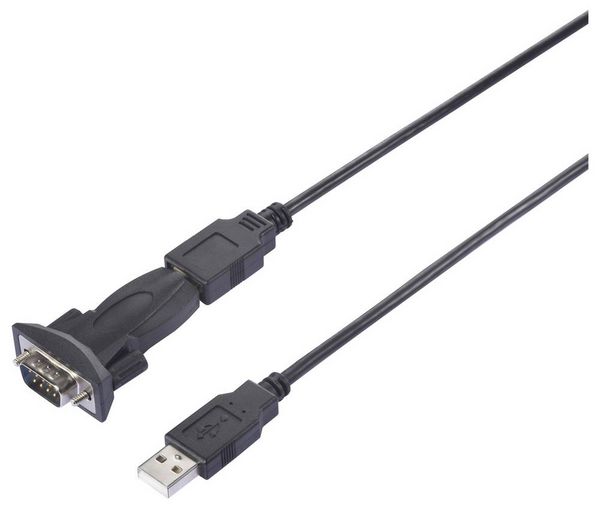 Produktbild: Renkforce USB 2.0, Seriell Adapter [1x USB - 1x RS232-Stecker] 1.00m